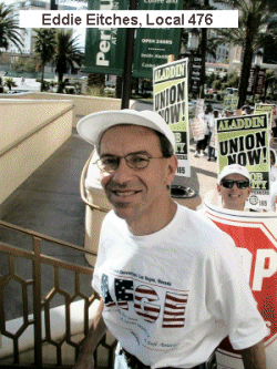 Eddie Eitches at AFGE Vegas Rally